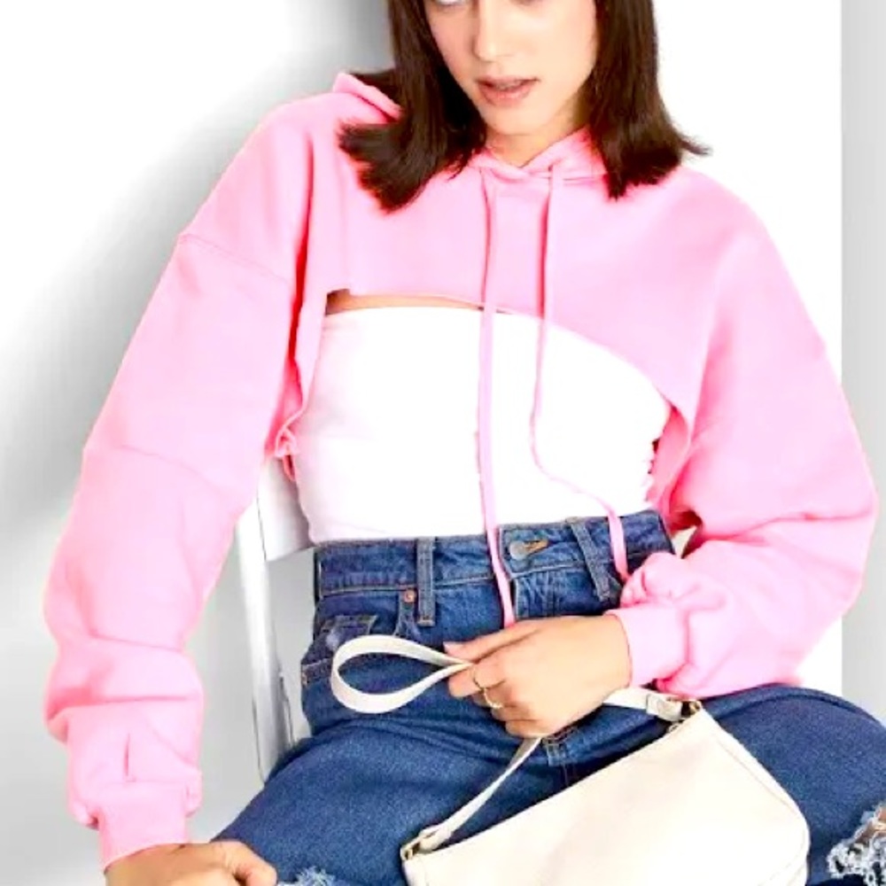 Wild Fable cropped hoodie